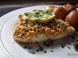 Simple Oven Baked Garlic Oregano Crusted Cod Fish