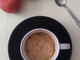 Eggless Apple Mug Cake