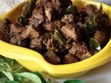 Mutton Liver Varattiyathu -Kerala Recipe
