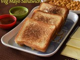 Veg Mayo Open Sandwich