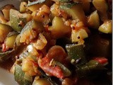Zucchini Sabzi(Dry curry)