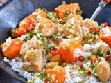 4-Ingredient Sweet Potatoes with Chicken and Lemongrass — What You Want for Dinner