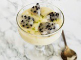 Coconut Pudding with Dragon Fruit #SpringSweetsWeek