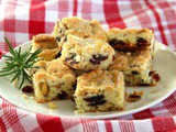 Cranberry Rosemary Pine Nut Shortbread Cookies