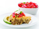 Easy Taco Pie (Keto, gluten-free) and a Cookbook #Giveaway