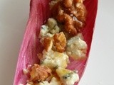 Endive Stuffed with Blue Cheese, Walnuts and Honey for #SundaySupper