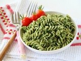Green Alien Guts (aka Popeye Pasta aka Spinach Spaghetti)
