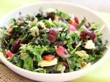 In Season: Vegan Christmas Kale Chopped Salad