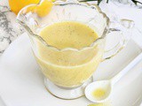 Meyer Lemon Vanilla Salad Dressing
