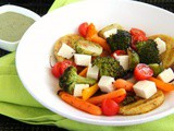 Panela Polenta Vegetable Bowl {vegetarian} #GoAutentico