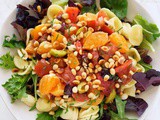 Pasta with Tomatoes and Tangerines, Fennel, Currants and Olives (Vegan)