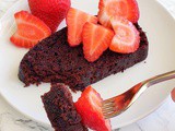 Vegan Chocolate Loaf Cake (Small Batch) #SpringSweetsWeek