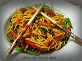 Indo Chinese Vegetable Noodles