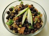 Kala Chana Chaat a.k.a Chana Jor Garam - Black Chickpea Salad