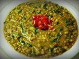 Masoor Palak - Lentils curry with Spinach