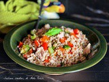 Insalata di farro con zucchine e tonno