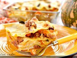 Lasagne autunnali con zucca e salsiccia