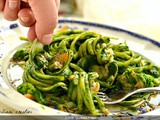 Linguine con vongole e cime di rapa