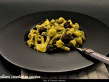 Mischiato potente di Gragnano con broccoli, Piacentinu ennese e salsiccia
