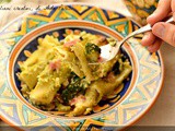 Pasta al forno con broccoli e pancetta