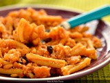 Pasta con il cavolfiore in rosso alla siciliana