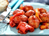 Polpette con i peperoni alla siciliana