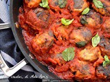 Polpette di melanzane al sugo