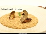 Risotto ai marroni, con porcini e tartufo