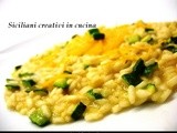 Risotto all’arancia con zucchine croccanti