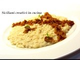 Risotto alla colatura con pane, burro e alici di Cetara