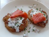 Boxty with Smoked Salmon