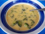 Broccoli Cheese Soup for #SoupSaturdaySwappers