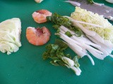 Shrimp and Bok Choy Spring Rolls for #FishFridayFoodies