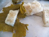 Sole wrapped in Grape Leaves for #Fishfridayfoodies