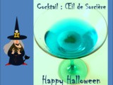 Cocktail d'Halloween : Potion d'oeil de Sorcière