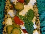 Crostata Salata Selvaggia con Verdure e Mozzarella (Vegetariana)