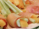 Involtini di Pesce Spada con Melone & Cetrioli (Ricetta leggera, veloce e senza cottura)