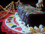 Un Sacher Pound Cake o . . . ovvero unGolosissimo Plumcake al Cioccolato vestito da Arlecchino