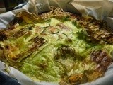Una Frittata Very Light che voleva assomigliare a una Torta Salata ed è diventata un girasole!! Con Zucchine, Fiori, Yogurt Greco & Stracchino