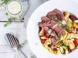 Dudefood Tuesday: Dudey salad with steak and pasta