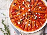Easy carrot tarte tatin recipe with nduja