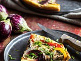 Fritatta with roasted vegetables