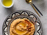 Smoked paprika hummus with garlic – easy and vegan