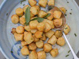 Air Fried Cauliflower Gnocchi with Brown Butter and Sage