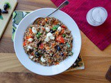 Wheat Berry and Roasted Red Pepper Salad
