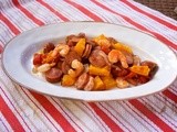 Cajun Pumpkin Stew: Andouille Sausage & Shrimp  #Foodie Friday