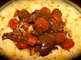 French Fridays with Dorie: Beef Daube with Carrots and Elbow Macaroni