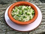 Indian Rice: Peas & Onions  #Foodie Friday