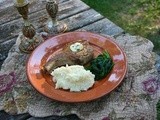 Pork Chops with Herb Butter: My Adaption of Veal Chops #French Fridays with Dorie