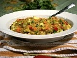 Quinoa Vegetable Salad: gf version Couscous Salad #French Fridays with Dorie